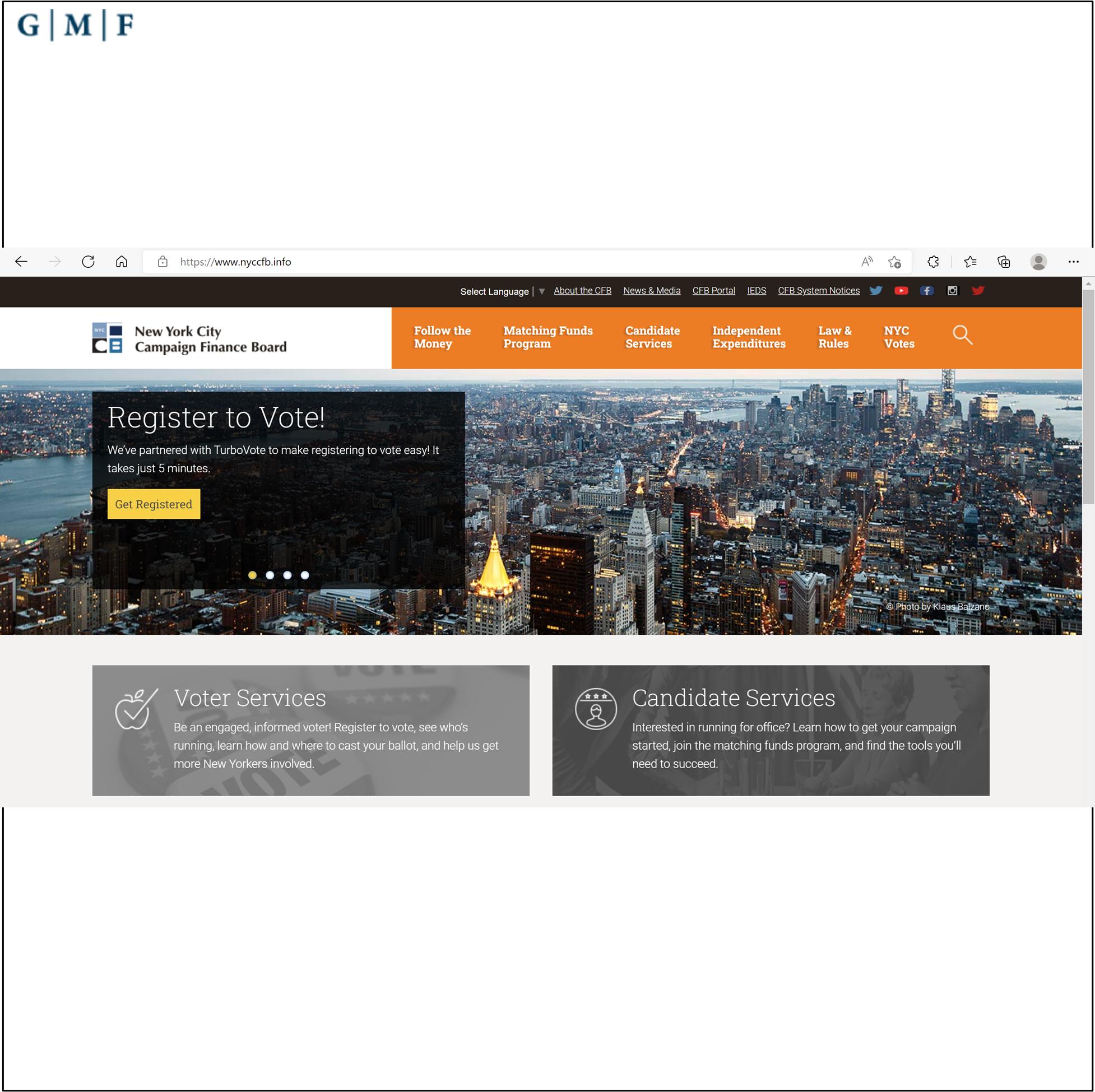 The NYC Campaign Finance Board German Marshall Fund of the United States